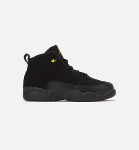 Air Jordan 12 Retro Preschool Lifestyle Shoe - Black