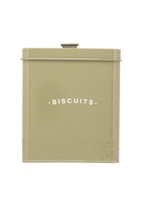 Artisan Street Biscuit Storage Can - Green