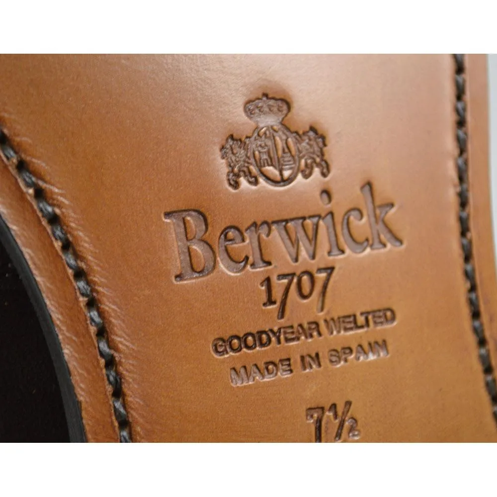 Berwick 1707 Penny Loafer (9628) - Dark Brown Suede