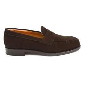 Berwick 1707 Penny Loafer (9628) - Dark Brown Suede