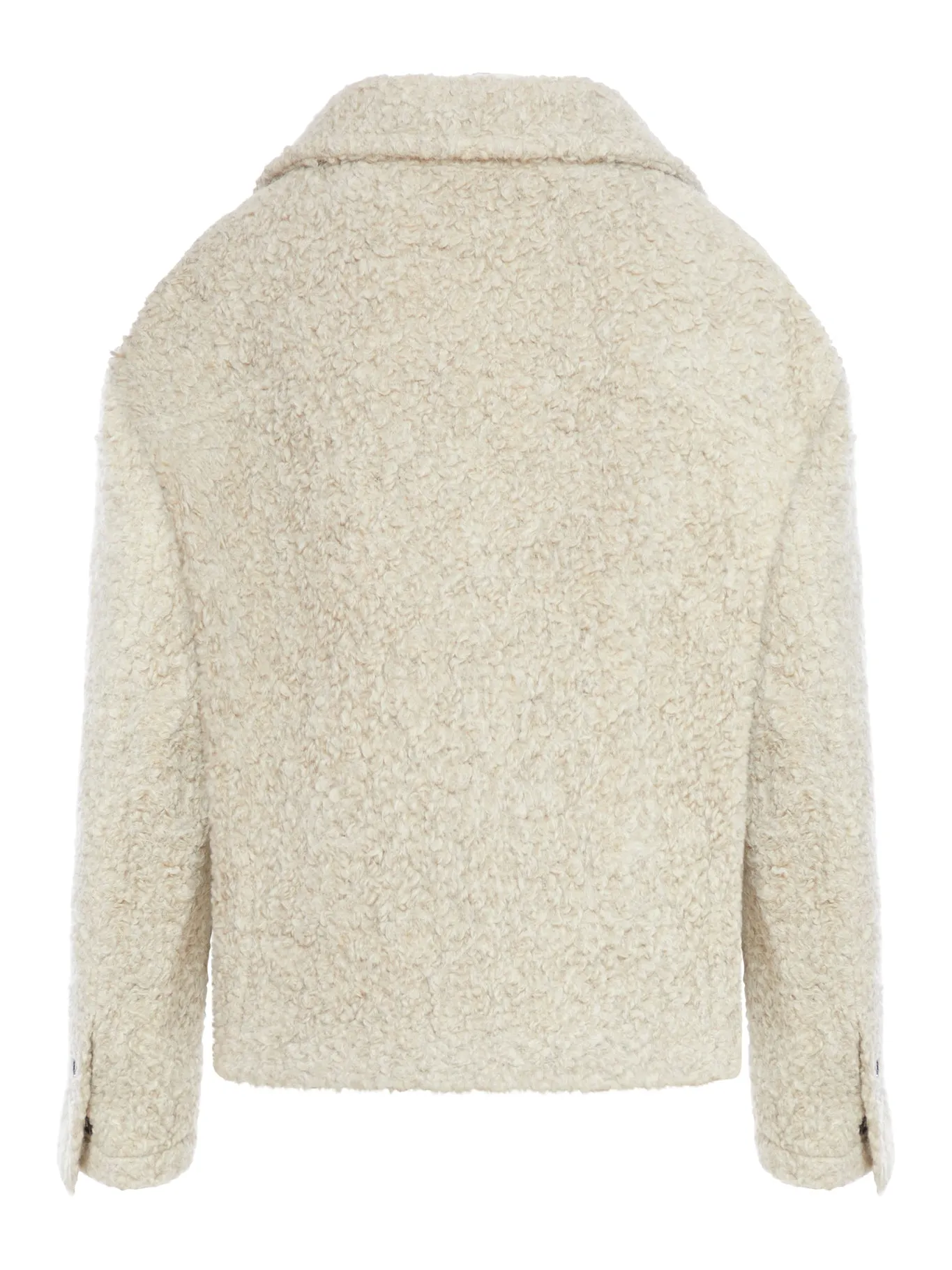 BLOUSON HAIRY ALPACA BOUCLE