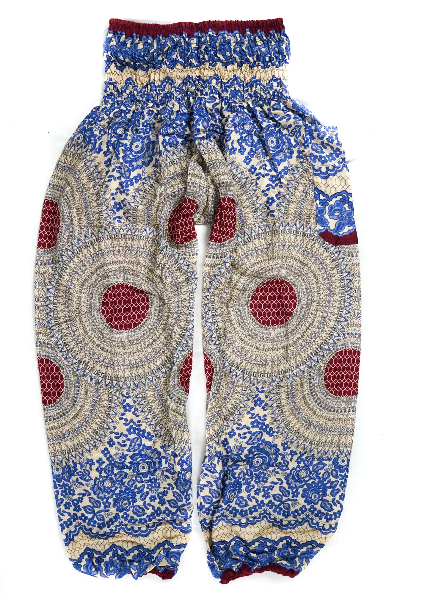 Blue Mandala Harem Pants