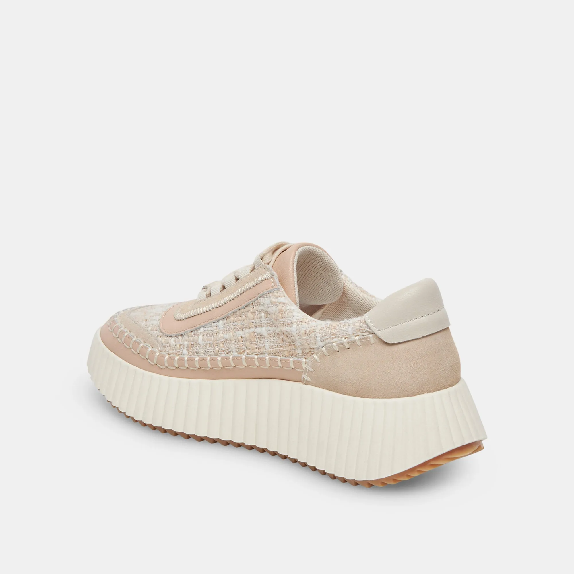 DOLEN SNEAKERS IVORY MULTI WOVEN - re:vita