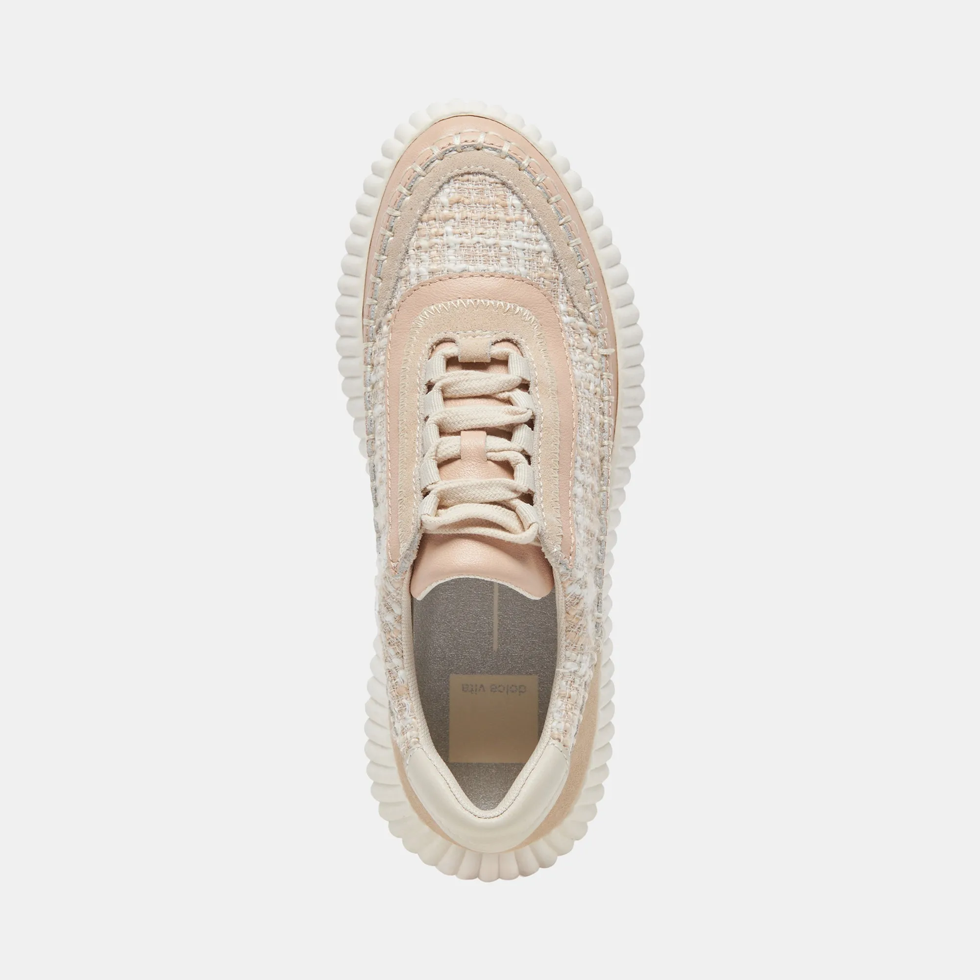 DOLEN SNEAKERS IVORY MULTI WOVEN - re:vita