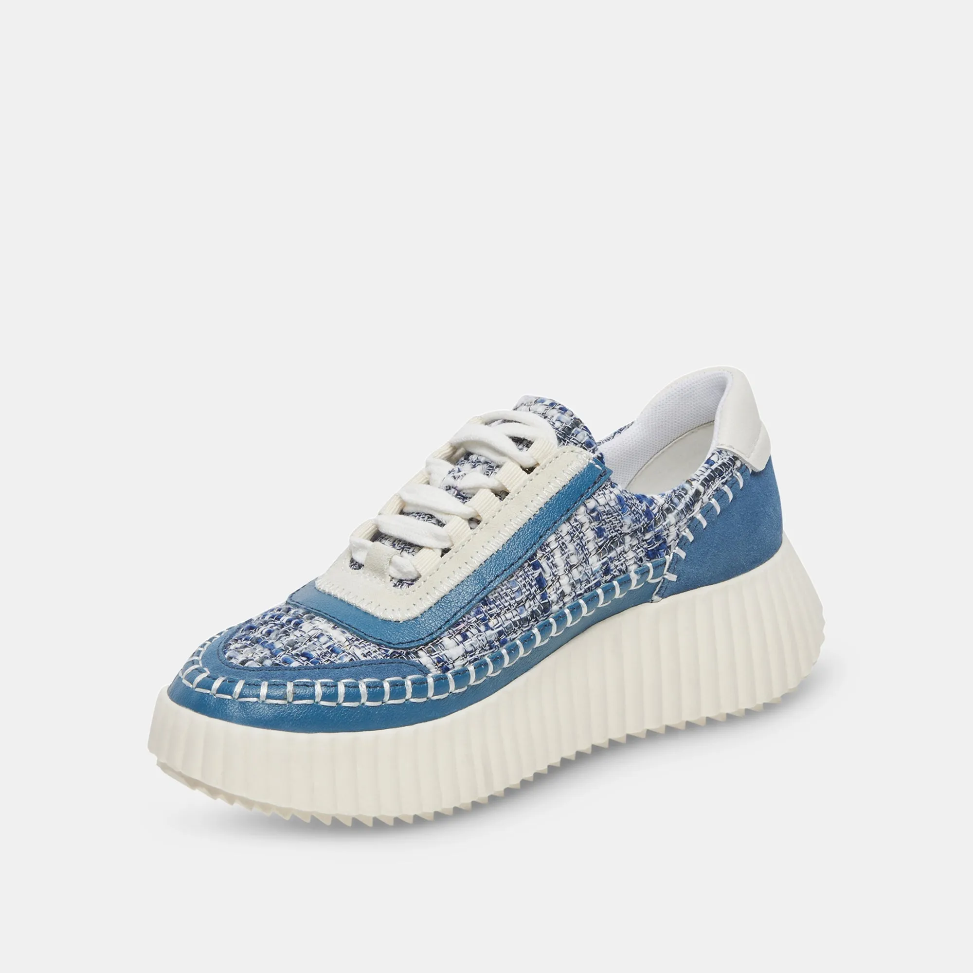 DOLEN SNEAKERS NAVY MULTI WOVEN - re:vita