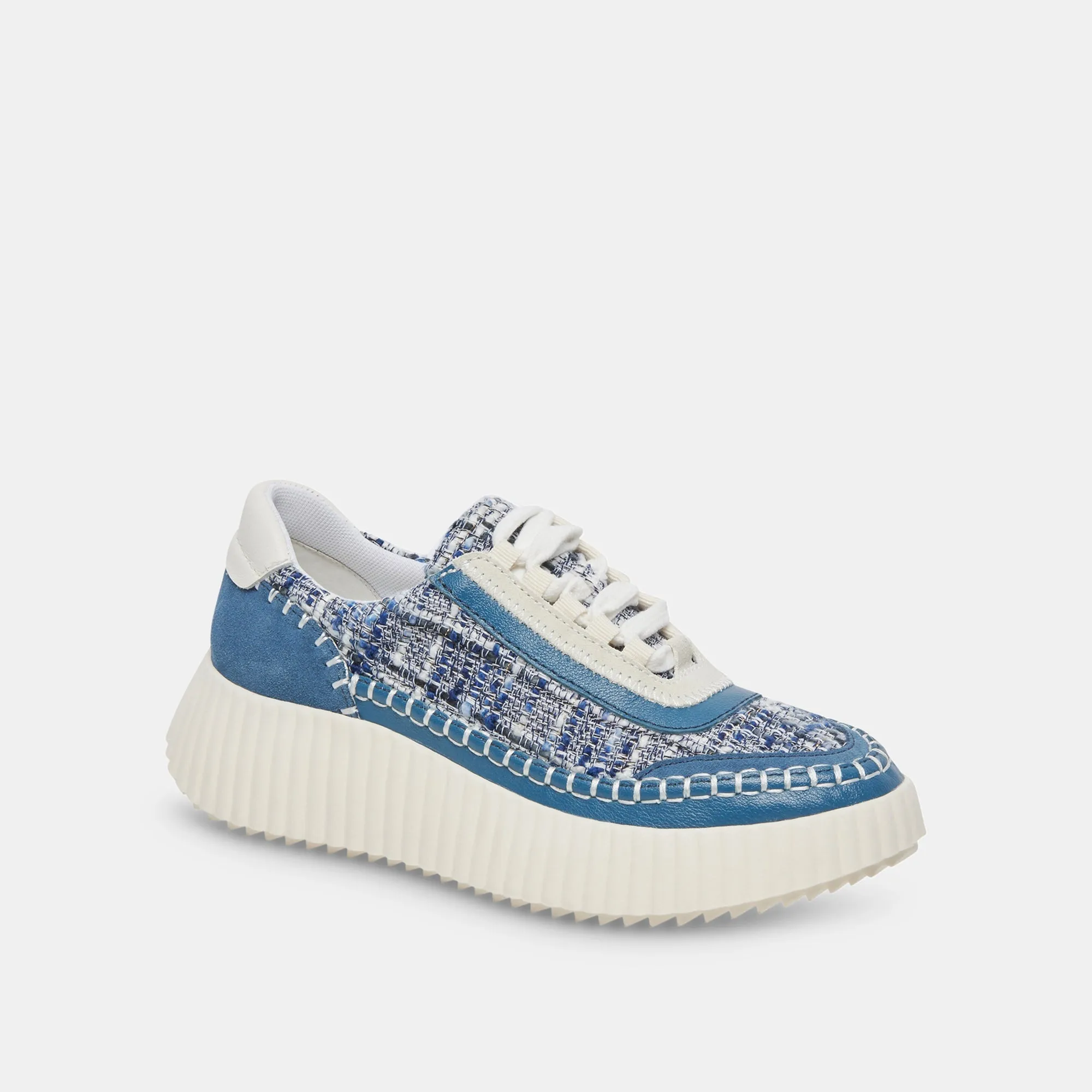 DOLEN SNEAKERS NAVY MULTI WOVEN - re:vita