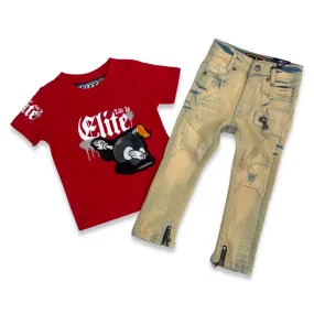 Elite Kids Living Life Red Set