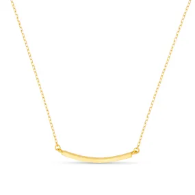 LUXE Curved Bar Necklace