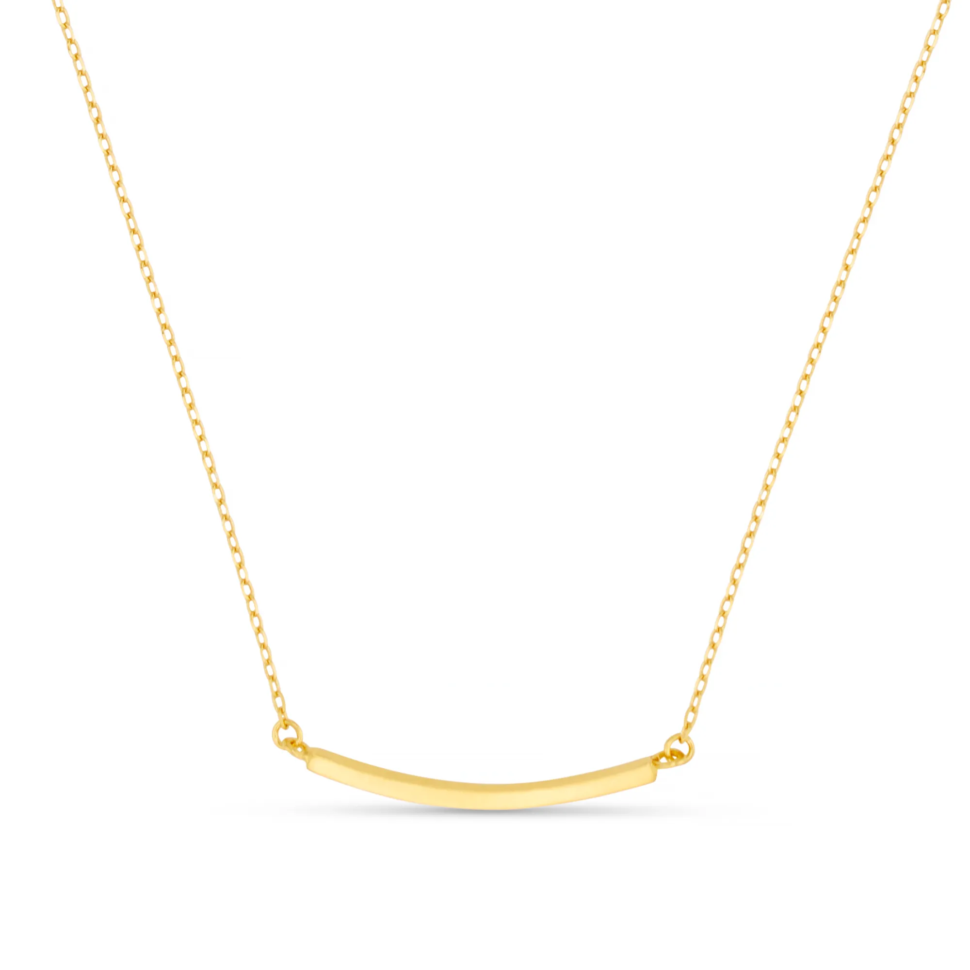 LUXE Curved Bar Necklace