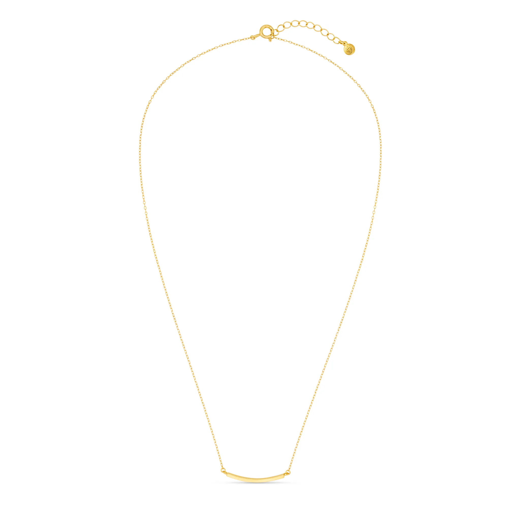 LUXE Curved Bar Necklace