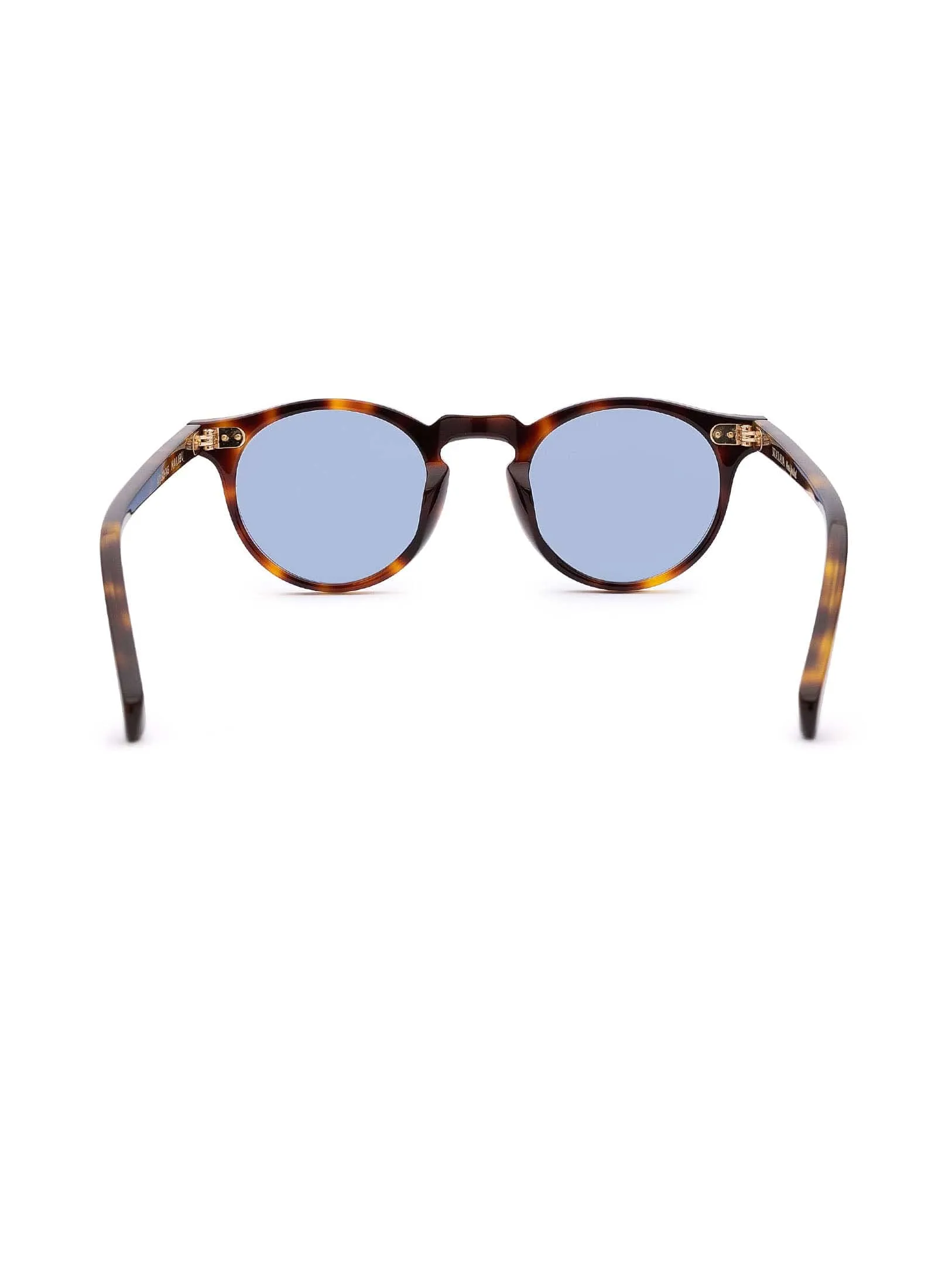 Malibu Sunglasses - Light Blue on Tortoise