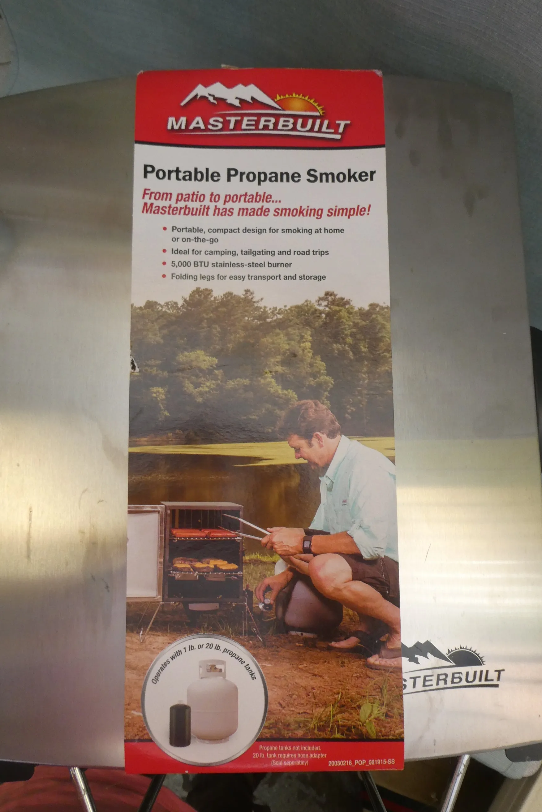 Masterbuilt Portable Propane Smoker - Like New!