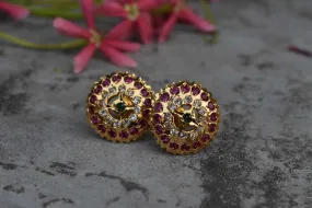 One Gram Gold Daily Wear Kammalu Earrings