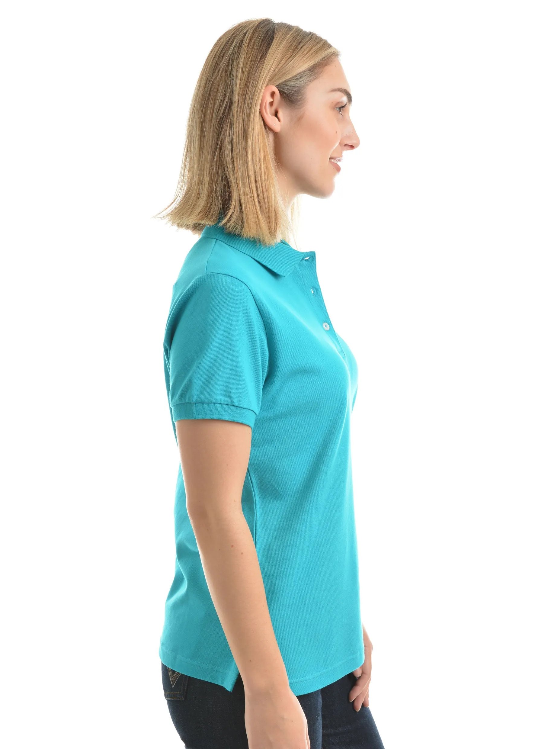 Women's Wrangler Tina Shortsleeve Polo - Teal